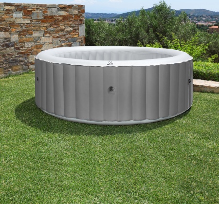 MSpa LR062U-GR СПА-бассейн 204х70см "Pebble" 930л, круглый, аэромассаж
